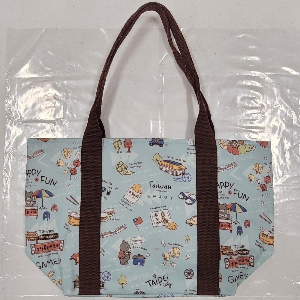 Waterproof Taiwan Dumpling Tote Shoulder Bag Purse - Picture 8 of 12